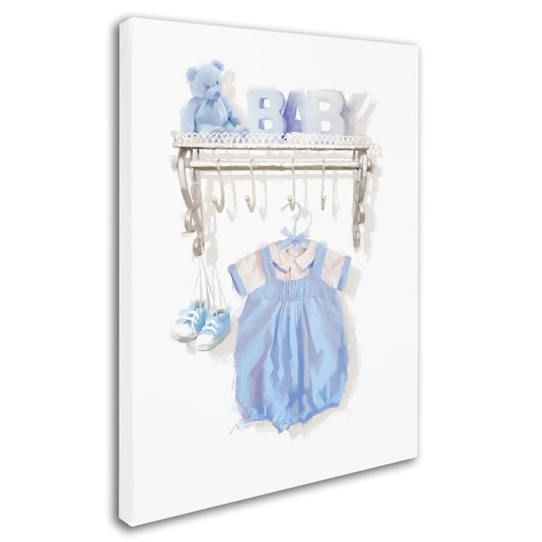 The Macneil Studio 'Birth Blue' Canvas Art,14x19